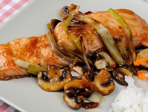 Lax teriyaki Lax teriyaki